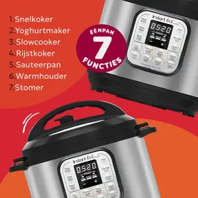 Instant Pot Duo 3L Mini multicooker [Mooi van binnen]