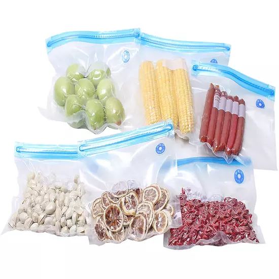 Ziva - Ziploc Vakuumbeutel - mit Ventil - 22x21cm (25 Stück)