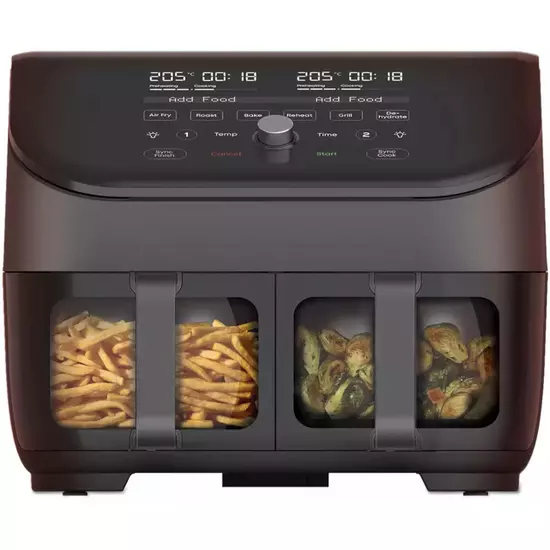 Instant Vortex Plus Dual ClearCook 7.6 liter airfryer (black)