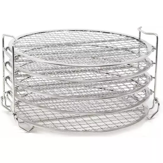 Ziva - Instant Pot Drying rack - stainless steel  - 5 layers - Fits Crisp 8L
