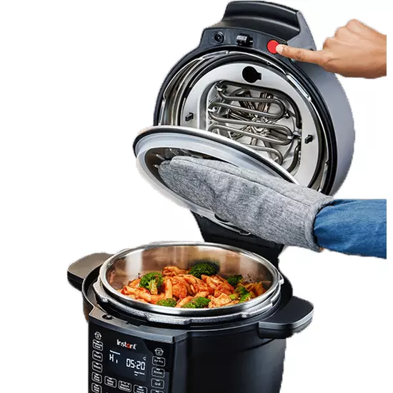 Instant Pot Duo Crisp met Ultimate Deksel Airfryer Inzetstuk voor snelkoken