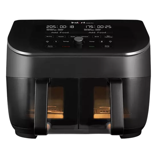 Instant Vortex Plus Dual ClearCook 7.6 liter airfryer (black)
