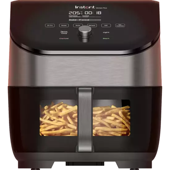 Instant Vortex Plus ClearCook OdorErase 5.7L Air Fryer (Stainless Steel) [Beautiful Inside]