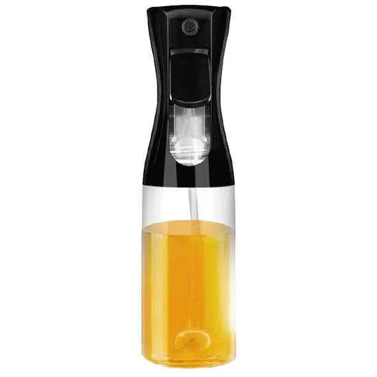 Ziva Oil Spray Bottle Glass 220ml (Black)