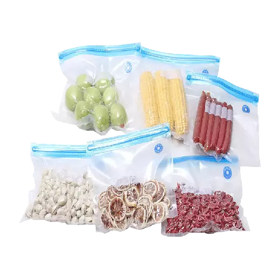 Ziva - Ziploc vacuum bags - with valve - 22x21cm (25pc)