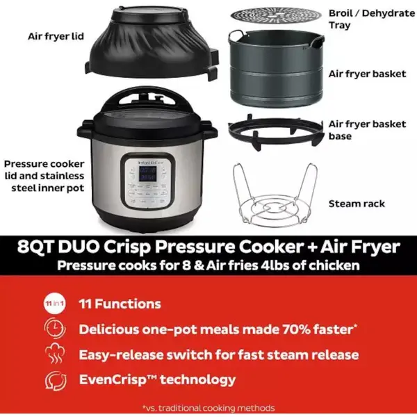 Instant Pot Duo Crisp 5.7L multi-cooker