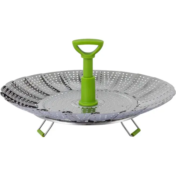 Ziva - Foldable steam rack - Stainless Steel - 11inch (Φ28cm)