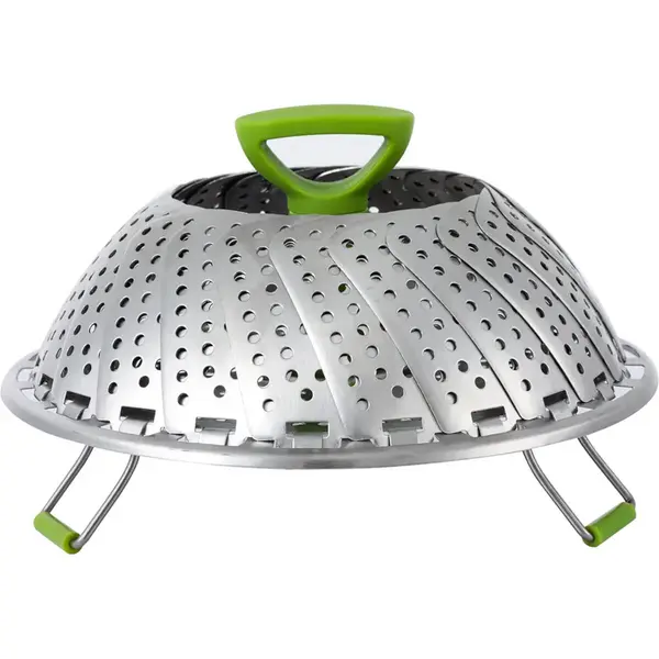 Ziva - Foldable steam rack - Stainless Steel - 11inch (Φ28cm)