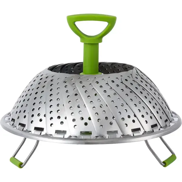 Ziva - Foldable steam rack - Stainless Steel - 11inch (Φ28cm)