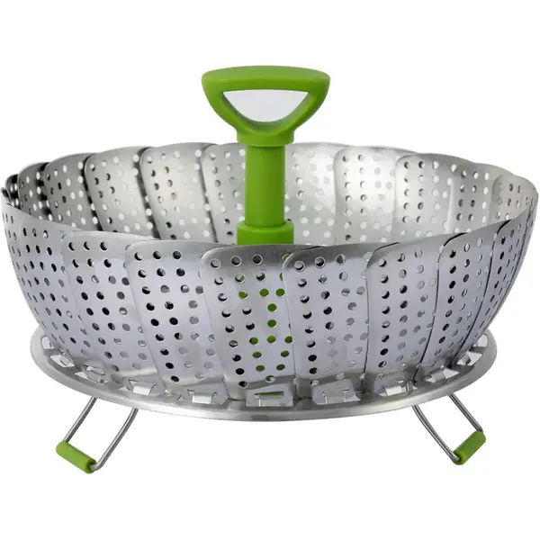 Ziva - Foldable steam rack - Stainless Steel - 11inch (Φ28cm)