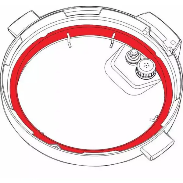Sealing Seal Ring for Instant Pot 7.6 Liter Multicookers - Pack of 3