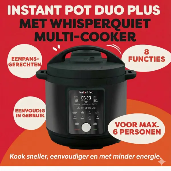 Instant Pot Duo Plus 5,7L Whisper Quiet Multicooker