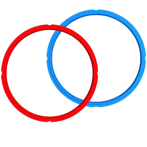 Instant Pot Sealing Ring Seal for 3.8 & 5.7 Liter Instant Pot (2 Pieces, Red, Blue)