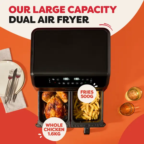 Instant Pot Airfryer met dubbele mand 8L