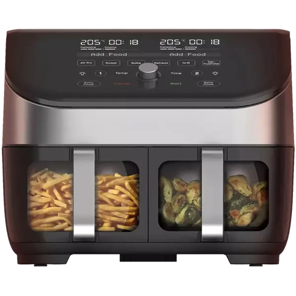 Instant Pot Vortex Plus Dual ClearCook airfryer 7,6L (RVS)