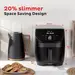 Instant Pot Vortex Slim 5,7L airfryer (zwart)