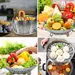 Ziva - Foldable steam rack - Stainless Steel - 11inch (Φ28cm)