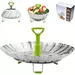 Ziva - Foldable steam rack - Stainless Steel - 11inch (Φ28cm)