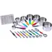 Ziva - Delux Measuring set - Stainless steel (18pc)