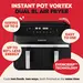 Instant Pot Airfryer met dubbele mand 8L