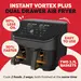 Instant Vortex Plus Dual ClearCook 7,6L airfryer (zwart)