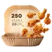 Ziva Airfryer Bakpapier Papieren Inlegvellen Wegwerp Bakjes Vierkant 20cm (250 stuks)